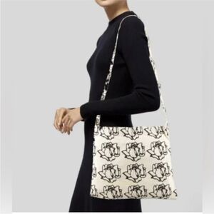 Freda Salvador Floral Canvas Tote